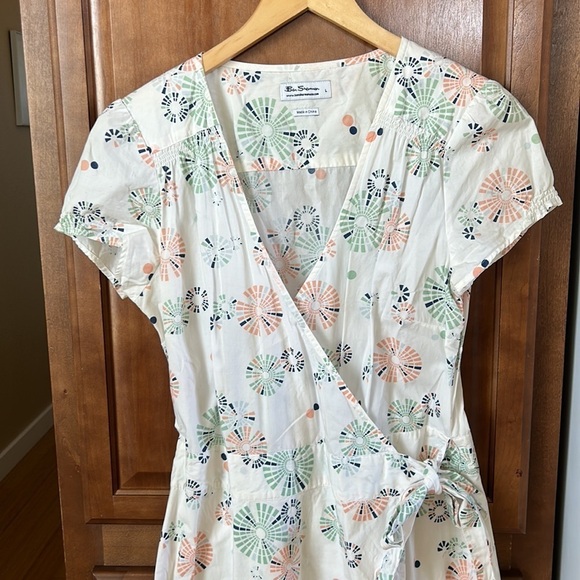 Vintage Ben Sherman mod wrap dress size large Y2K - Picture 2 of 5